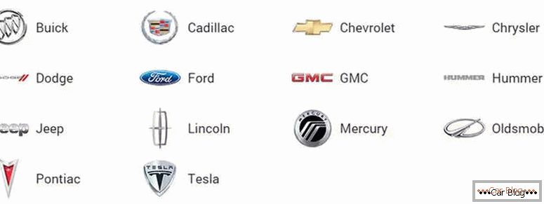 najopsežniji popis američkih marki automobila