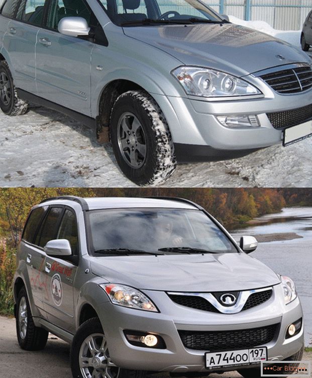 Автомобили Veliki zid lebde H5 и SsangYong Kyron - современные внедорожники от азиатских производителей