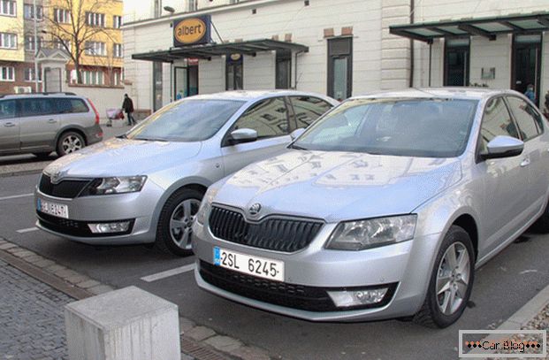 Skoda Octavia i Rapid - оба автомобиля заслужили доверие российских водителей