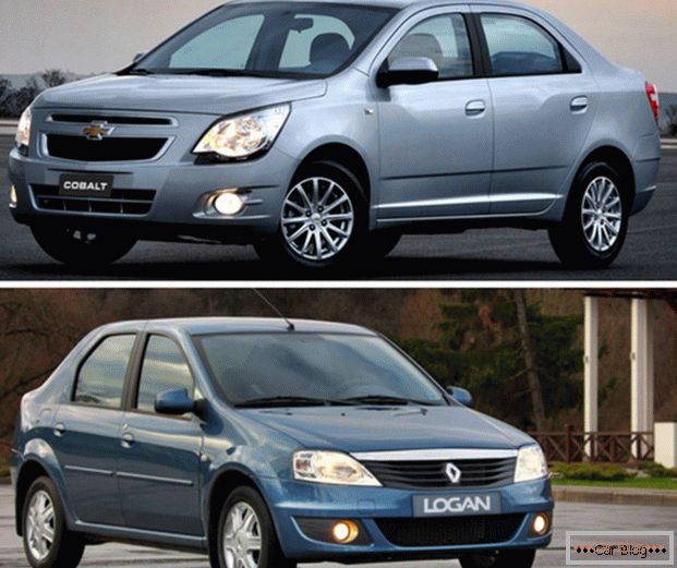 Usporedba automobila Renault Logan i Chevrolet Cobalt