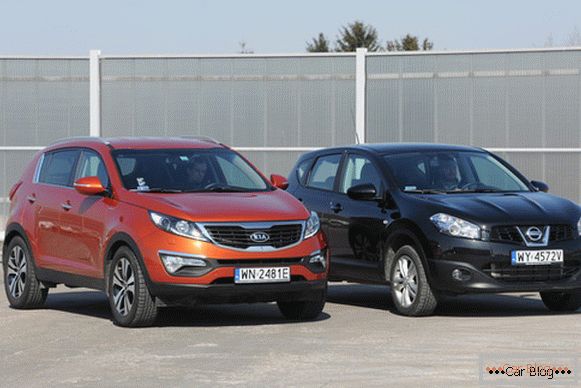 Usporedba dvaju konkurenata na prodajnom tržištu: Kia Sportage i Nissan Qashqai