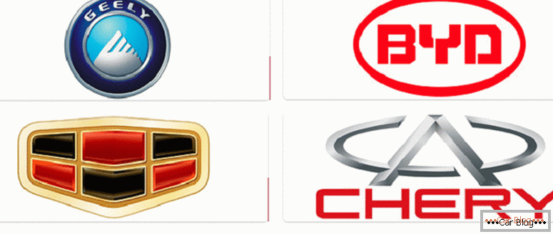 Koji je popis marki kineskih automobila?