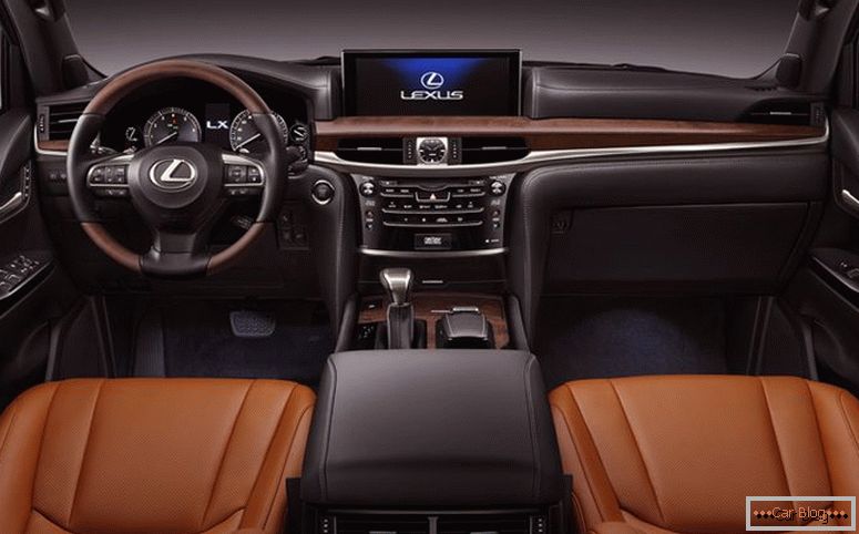 Interijer Lexus LX