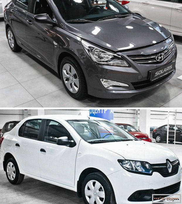 Hyundai Solaris i Renault Logan