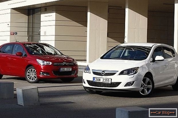 Automobili okupljeni u Rusiji Citroen C4 ili Opel Astra - što je bolje?