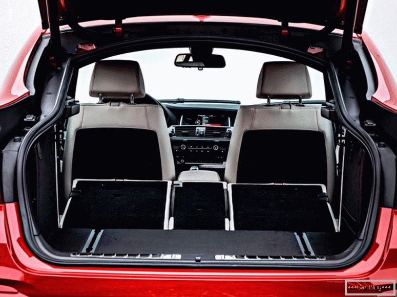 Prtljažni prostor automobila BMW X4
