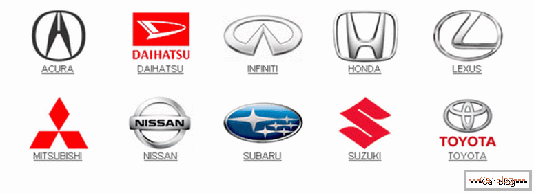 popis marki japanskih automobila